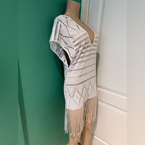 Beach Bunny White Crochet Swim Coverup - Picture 3 of 6
